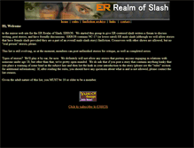 Tablet Screenshot of errealmofslash.com